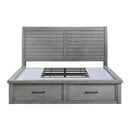 Homelegance Logandale 1559DGK-1EK* Eastern King Platform Bed with Footboard Storage IMAGE 2