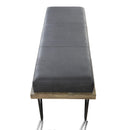 Homelegance Metallo 4526 Storage Ottoman, Fabric IMAGE 3