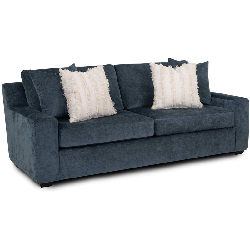 Franklin Indigo Stationary Fabric Sofa 814-40 3415-40