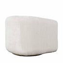  Jofran Biggs Swivel Fabric Accent Chair BIGGS-SW-NATURAL IMAGE 3