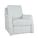  Jofran Carter Swivel Fabric Accent Chair CARTER-SW-BSTRP IMAGE 1