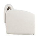  Jofran Dolce Stationary Fabric Accent Chair DOLCE-CH-NAT IMAGE 3