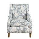  Jofran Duval Stationary Fabric Accent Chair DUVAL-CH-DENIM IMAGE 2