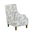  Jofran Duval Stationary Fabric Accent Chair DUVAL-CH-DENIM IMAGE 5