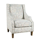  Jofran Duval Stationary Fabric Accent Chair DUVAL-CH-SAGE IMAGE 1