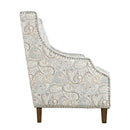  Jofran Duval Stationary Fabric Accent Chair DUVAL-CH-SAGE IMAGE 3