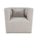  Jofran Everly Swivel Fabric Accent Chair EVERLY-SW-TAUPE IMAGE 2