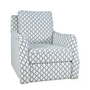  Jofran Kennedy Swivel Fabric Accent Chair KENNEDY-SW-WN IMAGE 1