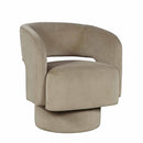 Jofran Sutton Swivel Fabric Accent Chair SUTTON-SW-SAND IMAGE 1