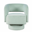  Jofran Sutton Swivel Fabric Accent Chair SUTTON-SW-MINT IMAGE 2