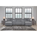 Signature Design by Ashley Modmax 65906S16 5 pc Power Reclining Sectional with Chaise IMAGE 2