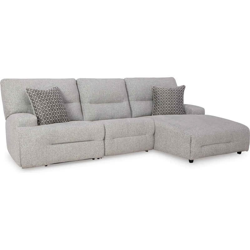 Signature Design by Ashley Acklen Place 93605S6 3 pc Power Reclining Sectional IMAGE 1