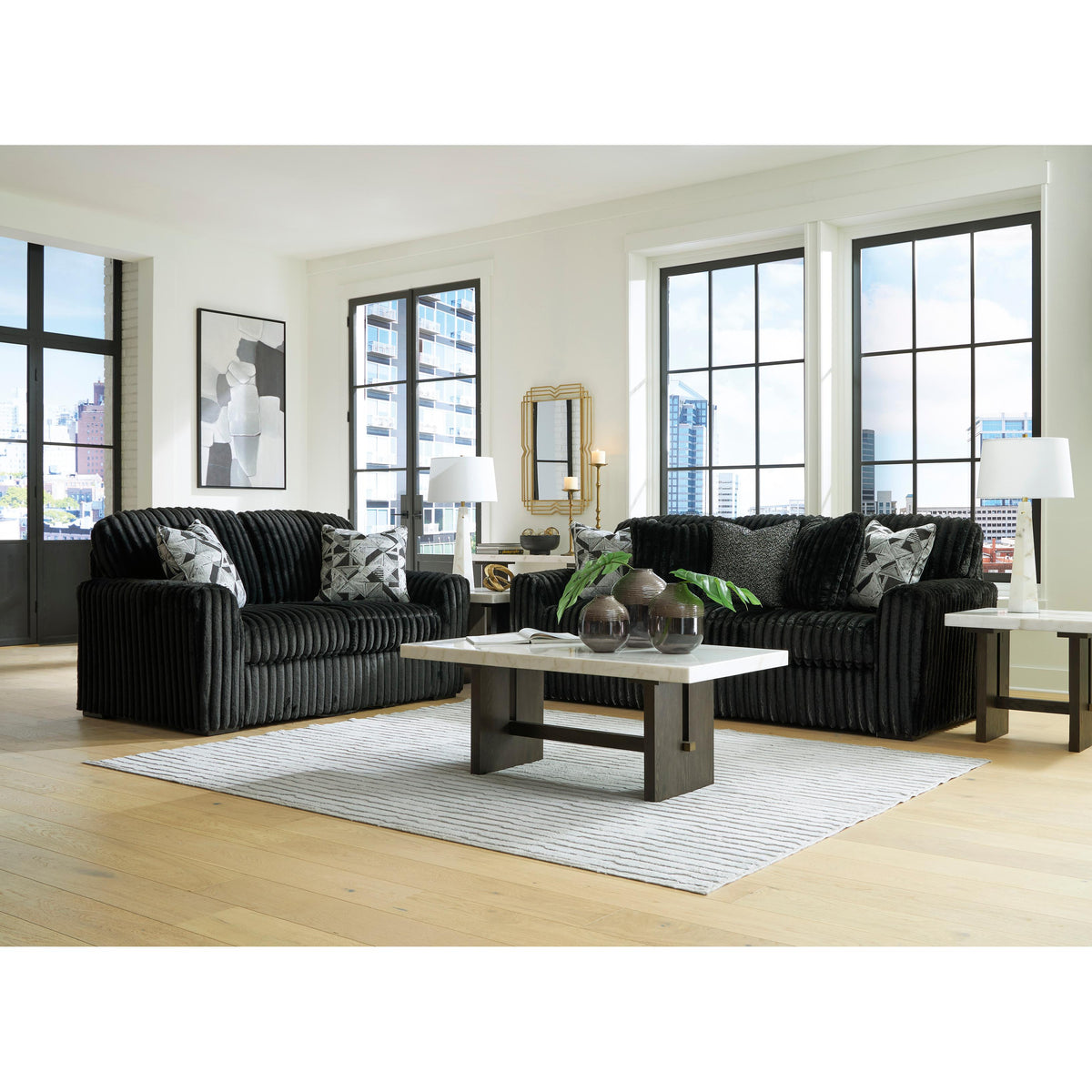 Signature Design by Ashley Midnight-Madness 9810335 Loveseat