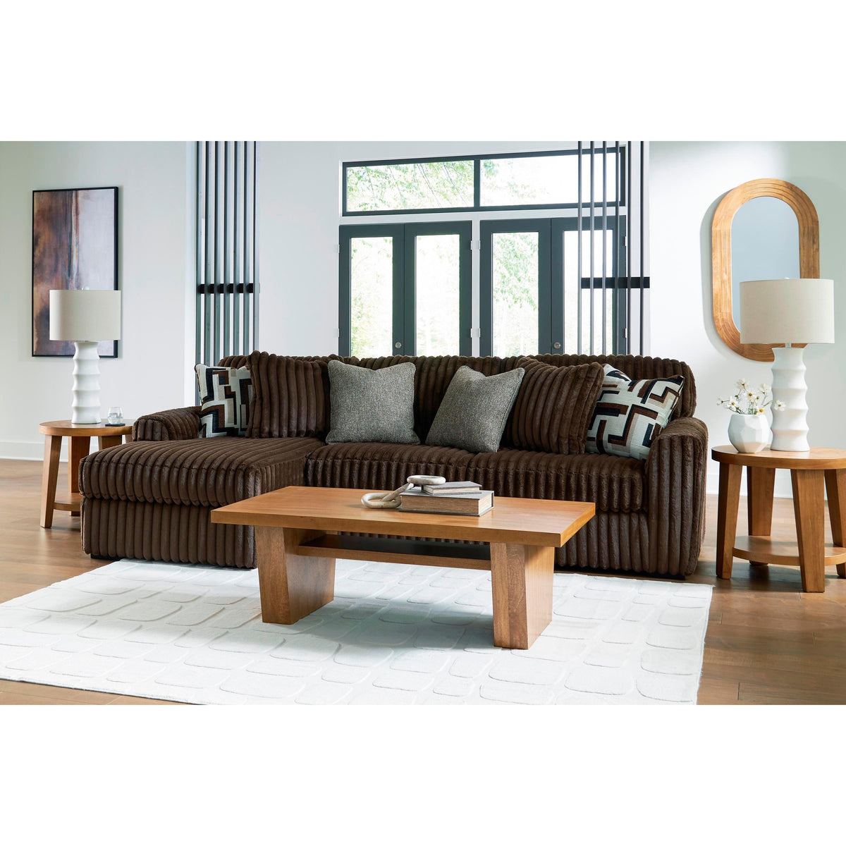 Signature Design by Ashley Midnight-Madness 98104S1 2 pc Sectional Sof