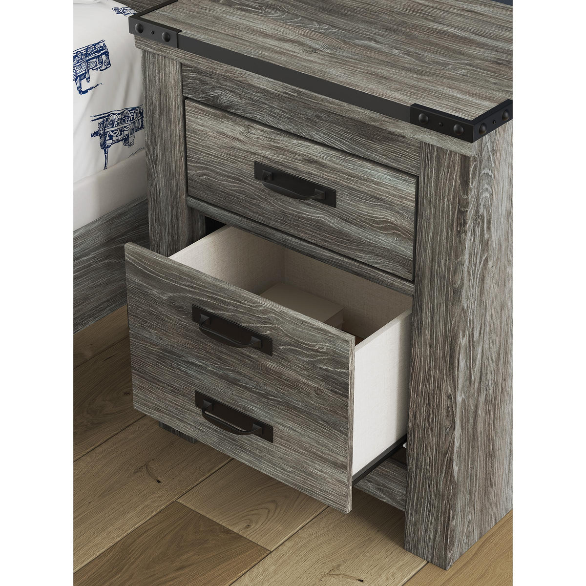 Signature Design by Ashley Frandern B4480-92 Two Drawer Night Stand