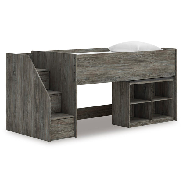 Signature Design by Ashley Frandern B4480B14 Twin Loft Bed with Bookca