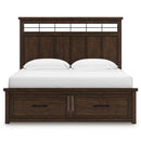 Signature Design by Ashley Taffenbrook B849B4 King Panel Storage Bed IMAGE 3