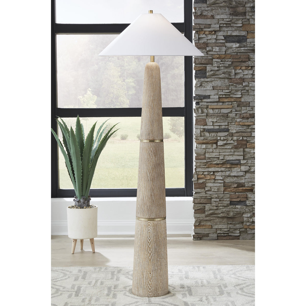 Signature Design by Ashley Gasparleigh L235811 Poly Floor Lamp