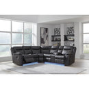  Signature Design by Ashley Sultan Meadow PC13001S1 2 pc Reclining Sectional IMAGE 4