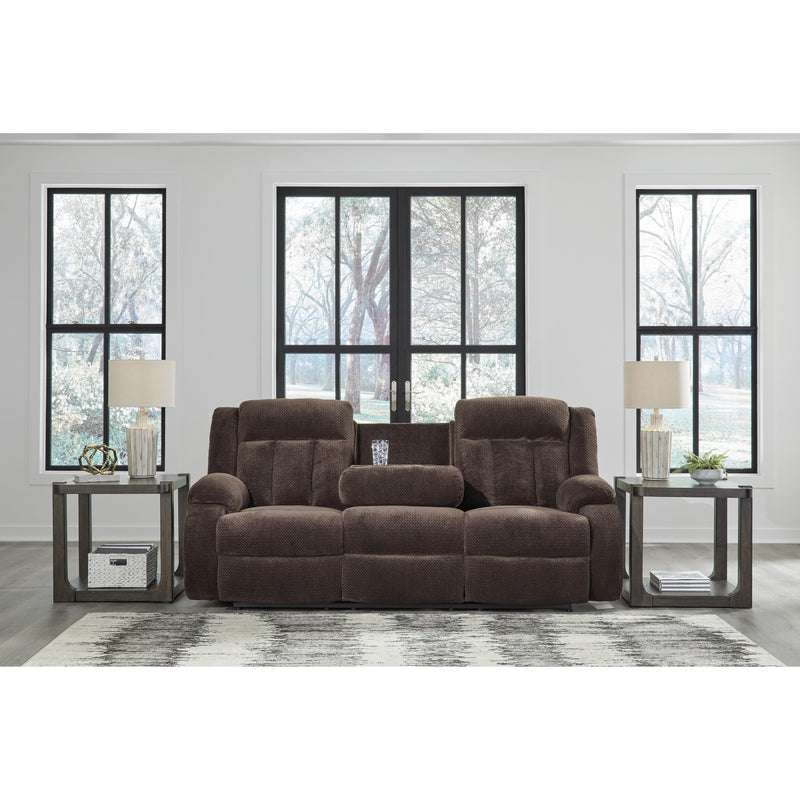 Signature Design by Ashley Free Wake PC2140699 Reclining Power Sofa with Drop Down Table IMAGE 6