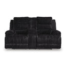  Signature Design by Ashley Rhine Falls PC4280596 Double Reclining Power Loveseat with Console IMAGE 2