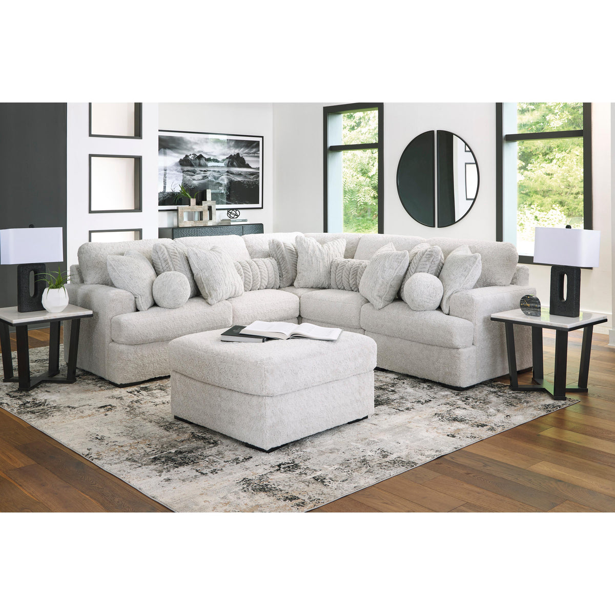 Signature Design by Ashley Cuddle Plush PC59106S2 5 pc Sectional
