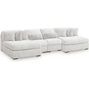 Signature Design by Ashley Cuddle Plush PC59106S4 4 pc Sectional with Chaise IMAGE 1