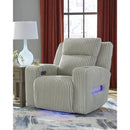  Signature Design by Ashley Forest Lake PC6420313 Power Recliner with Adjustable Headrest IMAGE 6