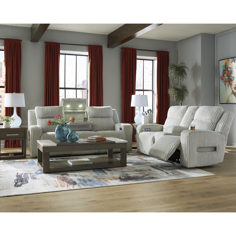 Signature Design by Ashley Forest Lake PC6420318 Power Reclining Loveseat with Console and Adjustable Headrest IMAGE 18