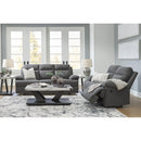  Signature Design by Ashley Side-Swipe PC9140689 Reclining Sofa with Drop Down Table IMAGE 19