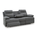  Signature Design by Ashley Side-Swipe PC9140689 Reclining Sofa with Drop Down Table IMAGE 2