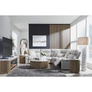  Signature Design by Ashley Social Pointe PC98802S8 5 pc Power Reclining Sectional IMAGE 6