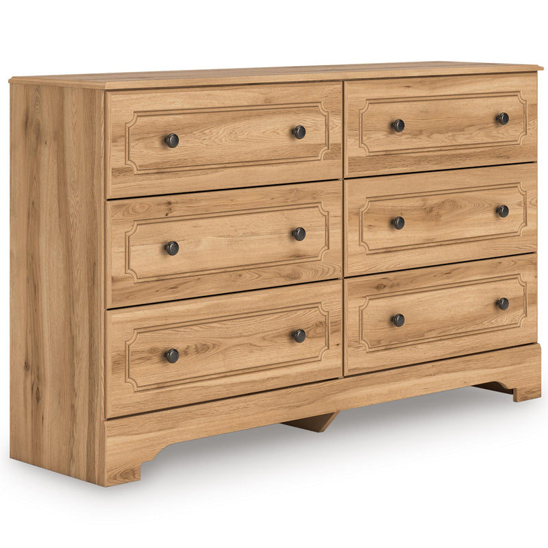 signature design by ashley rustic 6 drawer dresser Cielden Dresser