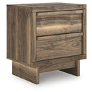 Signature Design by Ashley Chirason PCB3367-92 Two Drawer Night Stand IMAGE 1