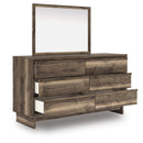 Signature Design by Ashley Chirason PCB3367B1 Dresser and Mirror IMAGE 2