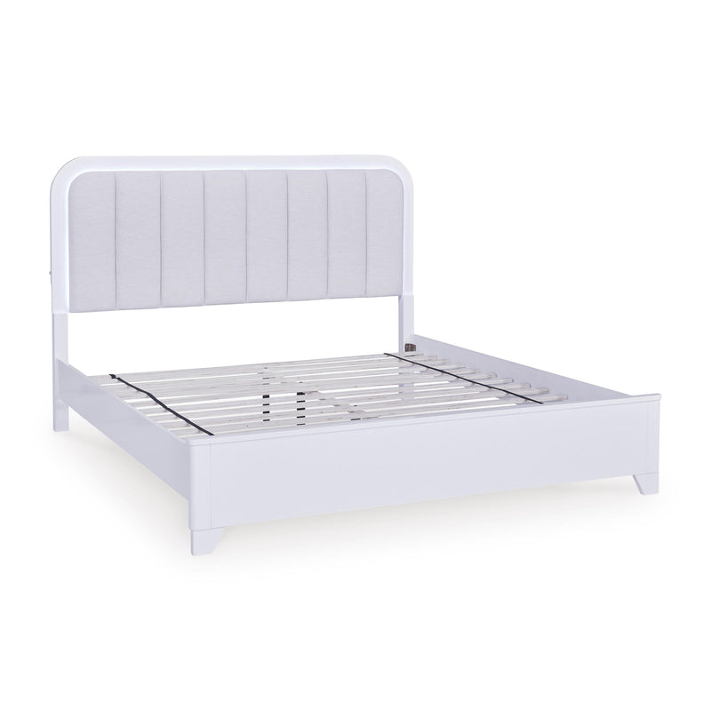 Signature Design by Ashley Jarlee PCB392B4 King Upholstered Panel Bed IMAGE 4
