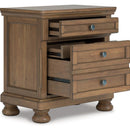 Signature Design by Ashley Feddinger PCB779-92 Two Drawer Night Stand IMAGE 2