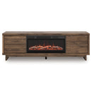 Signature Design by Ashley Zadilyn W3367W1 72" TV Stand with Electric Fireplace IMAGE 2