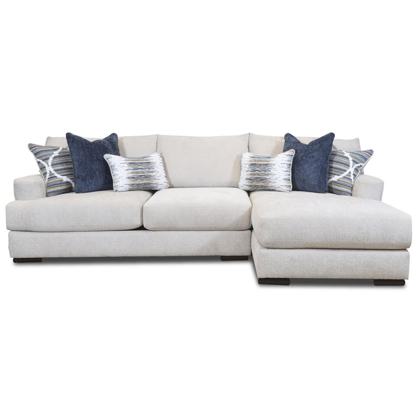 Fusion Furniture Nathan 51 2 pc Sectional - Porcelain