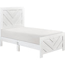 Homelegance Corbin Twin Kids Bed 1534NPWHT-1 IMAGE 1