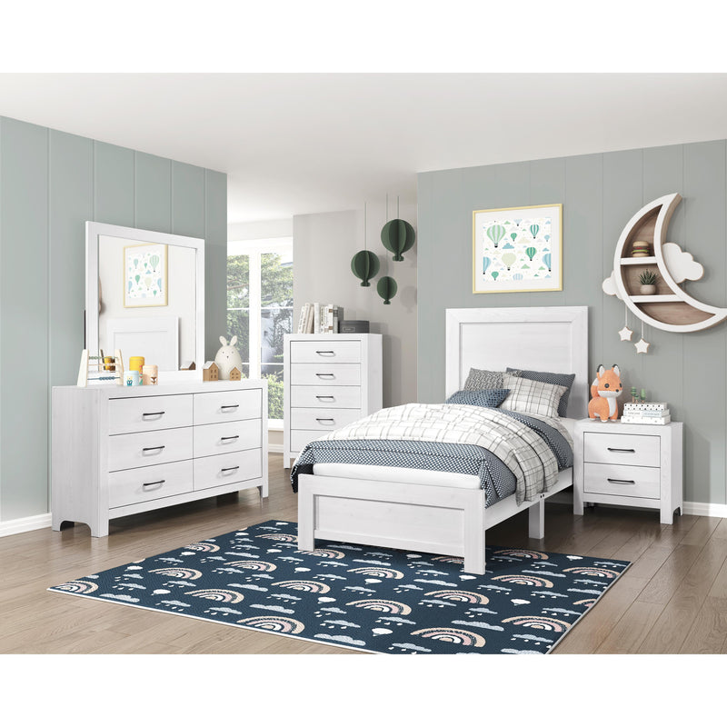 Homelegance Corbin Twin Kids Bed 1534WHT-1 IMAGE 5