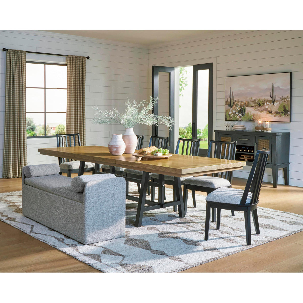 Unity Re clair フィトンチッド2個セット Signature Design by Ashley Galliden D841-00 Large Upholstered Dining R
