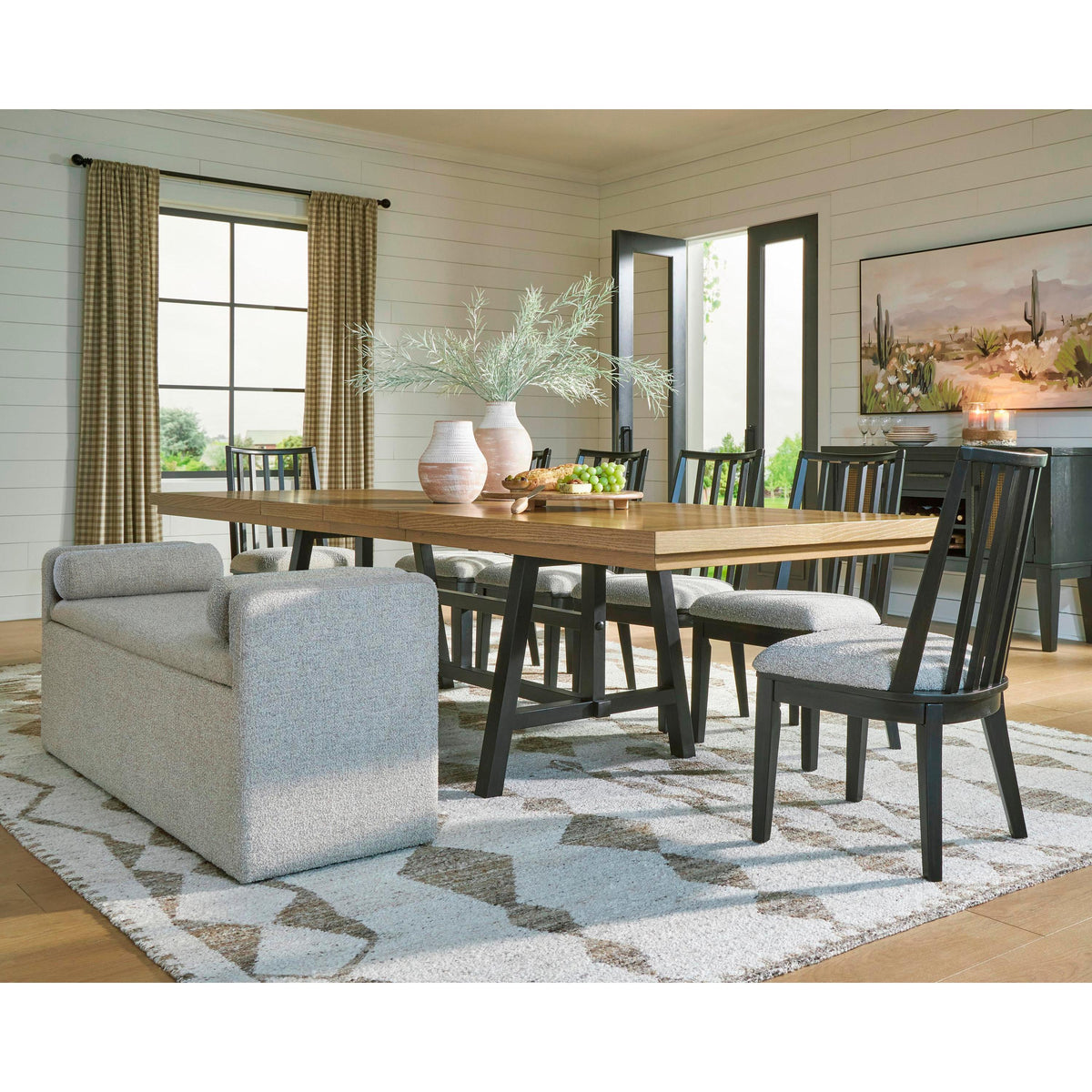 Signature Design by Ashley Galliden D841-00 Large Upholstered Dining R