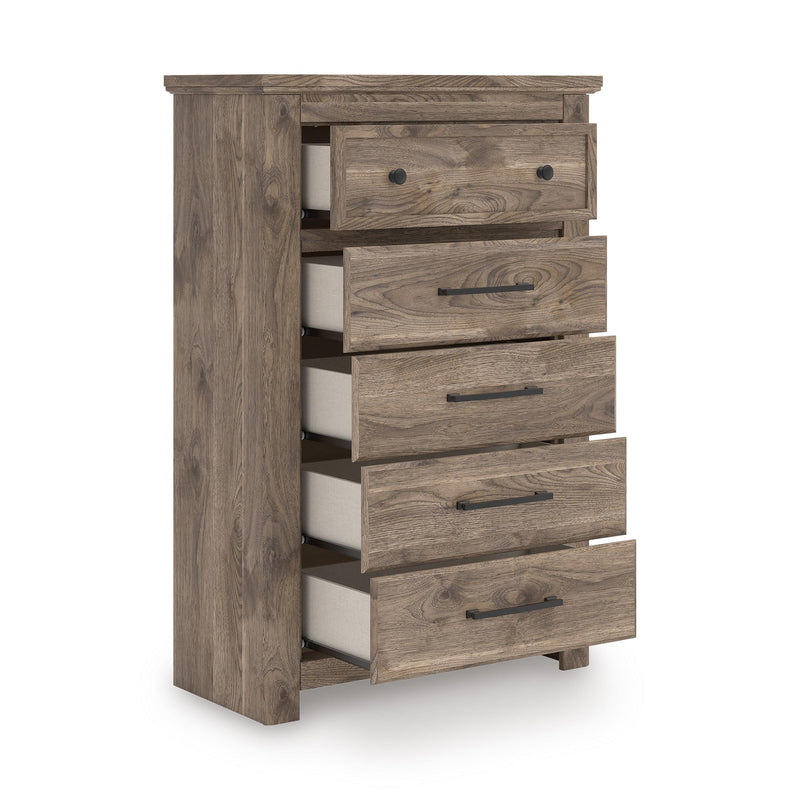 Signature Design by Ashley Rusticott PCB2260-46 Five Drawer Chest