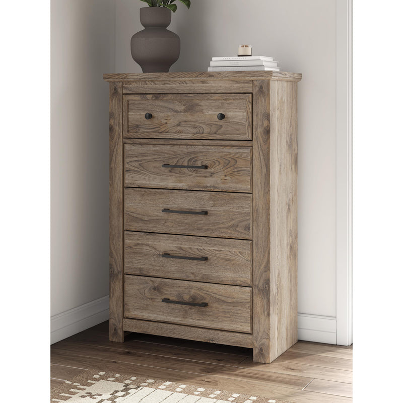 Signature Design by Ashley Rusticott PCB2260-46 Five Drawer Chest