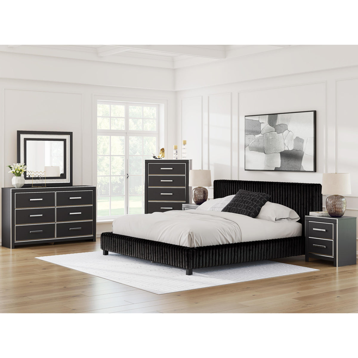 Signature Design by Ashley Zuraleus PCB3380-92 Two Drawer Night Stand