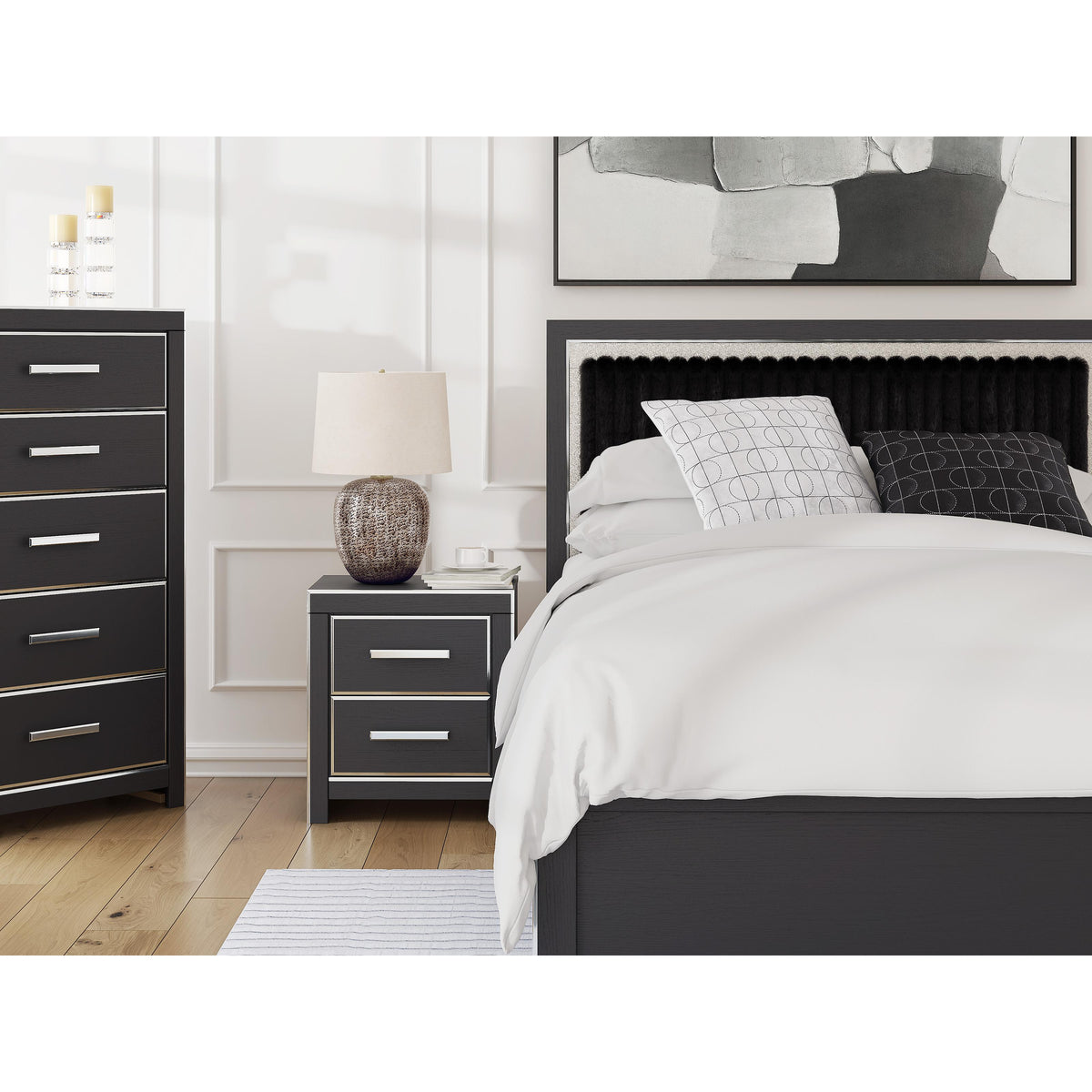 Signature Design by Ashley Zuraleus PCB3380-92 Two Drawer Night Stand