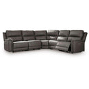  Signature Design by Ashley Bleckley PCU12000S4 5 pc Power Reclining Sectional IMAGE 1