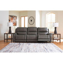  Signature Design by Ashley 5Z - Pittson PCU12600S3 3 pc Power Sectional Reclining Sofa IMAGE 3
