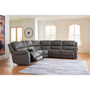  Signature Design by Ashley 5Z - Pittson PCU12600S5 6 pc Power Reclining Sectional IMAGE 2